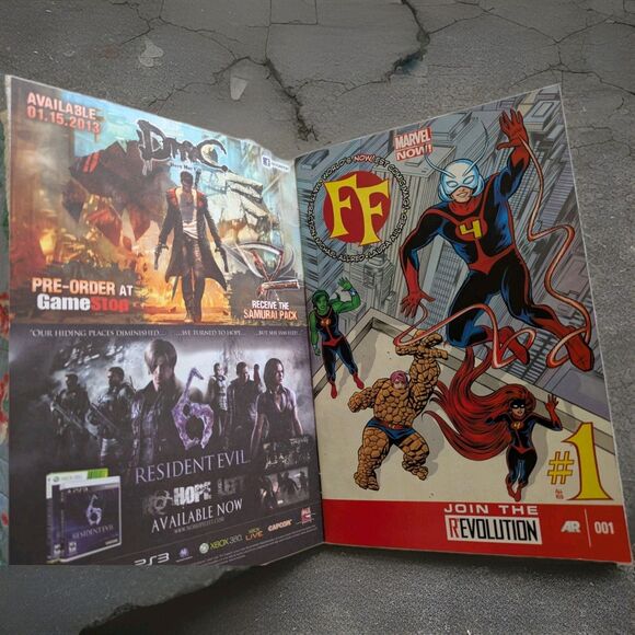 Fantastic Four Comic Book Variant #1 Blank Cover Marvel Now! FF Join Revolution - Picture 3 of 5